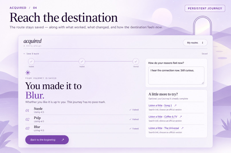Acquired – screenshot 4