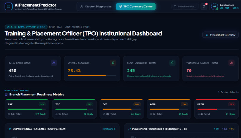AI Placement Predictor: Employability DNA Engine – screenshot 4