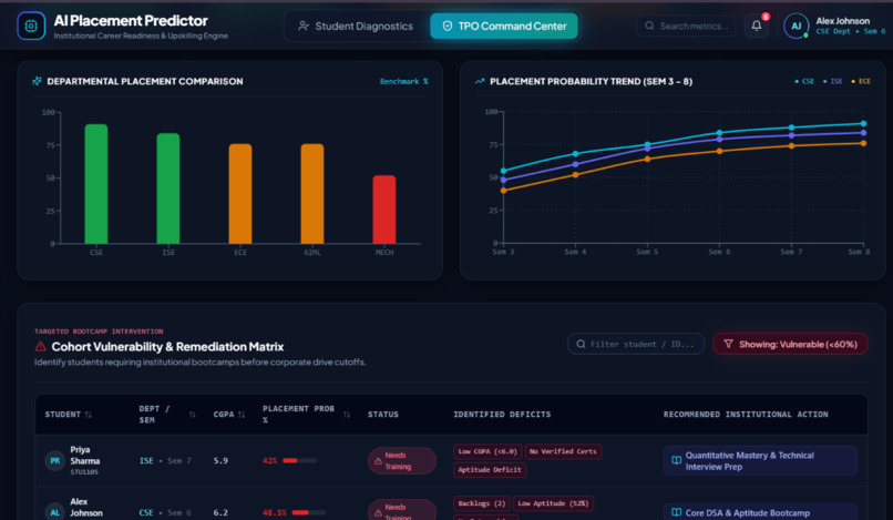 AI Placement Predictor: Employability DNA Engine – screenshot 6