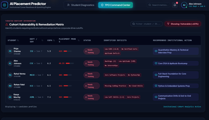 AI Placement Predictor: Employability DNA Engine – screenshot 8