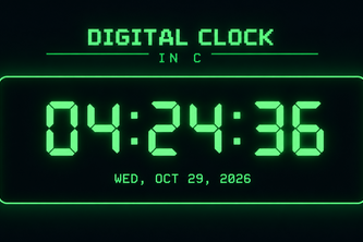 digital-clock-c