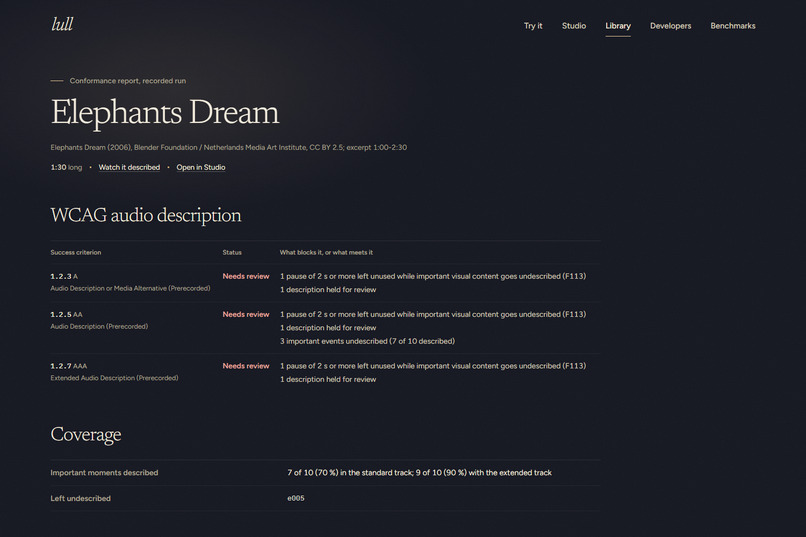 Lull – screenshot 1