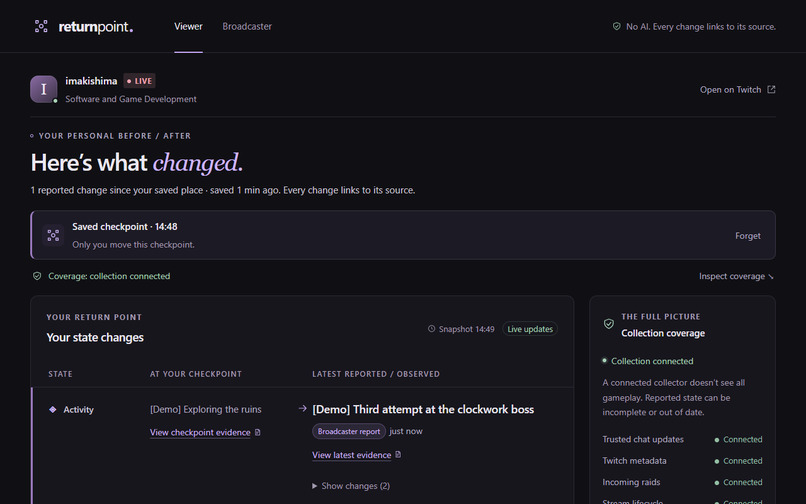 Return Point – screenshot 1