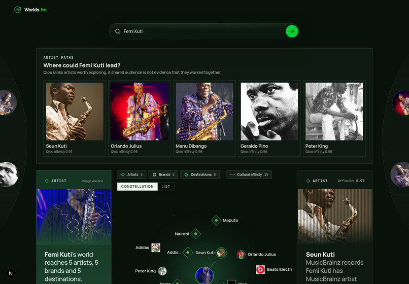 Worlds.fm – screenshot 1