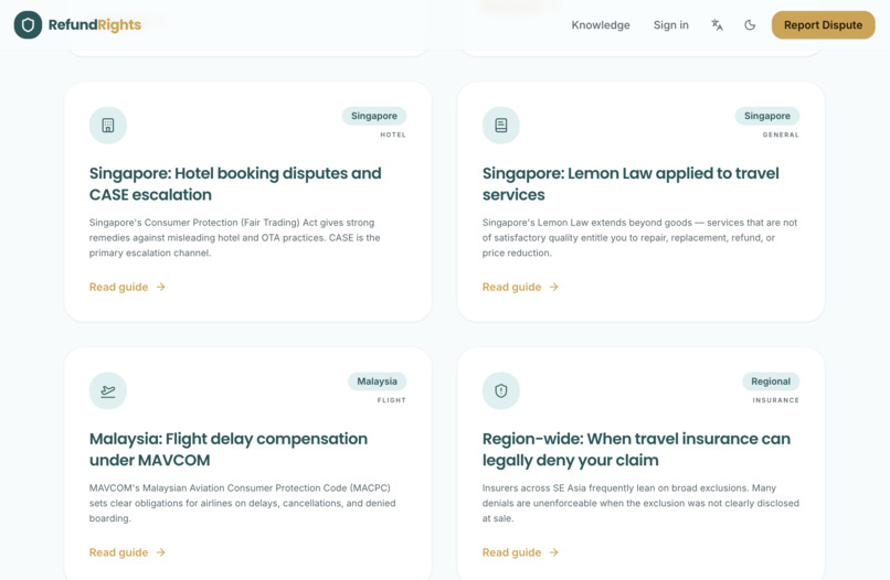 RefundRights – screenshot 4