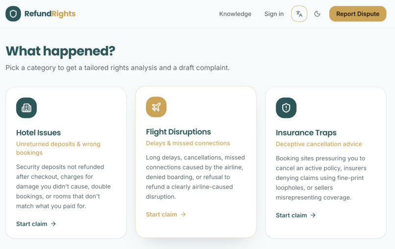 RefundRights – screenshot 6