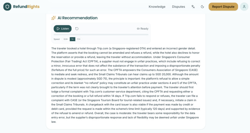 RefundRights – screenshot 8