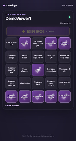 LiveBingo – screenshot 5