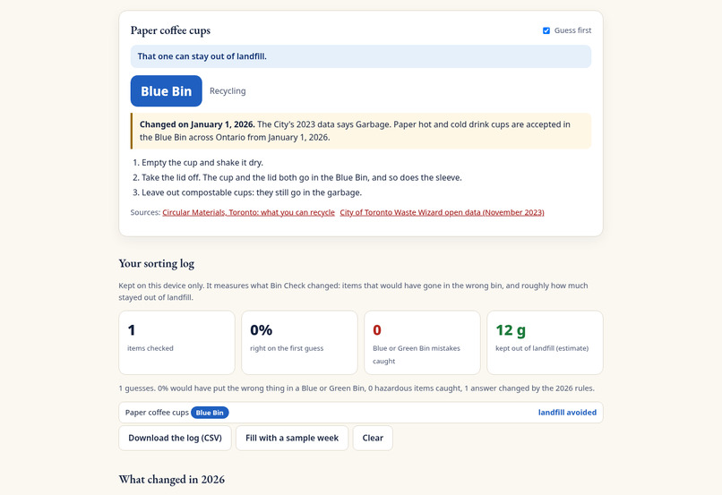 Bin Check – screenshot 2