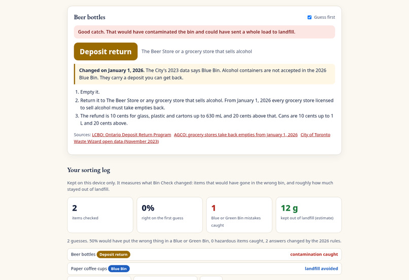 Bin Check – screenshot 3