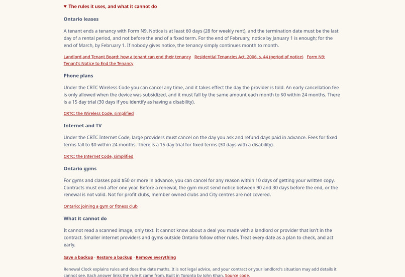 Renewal Clock – screenshot 7