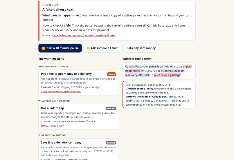 Scam Pause – screenshot 5