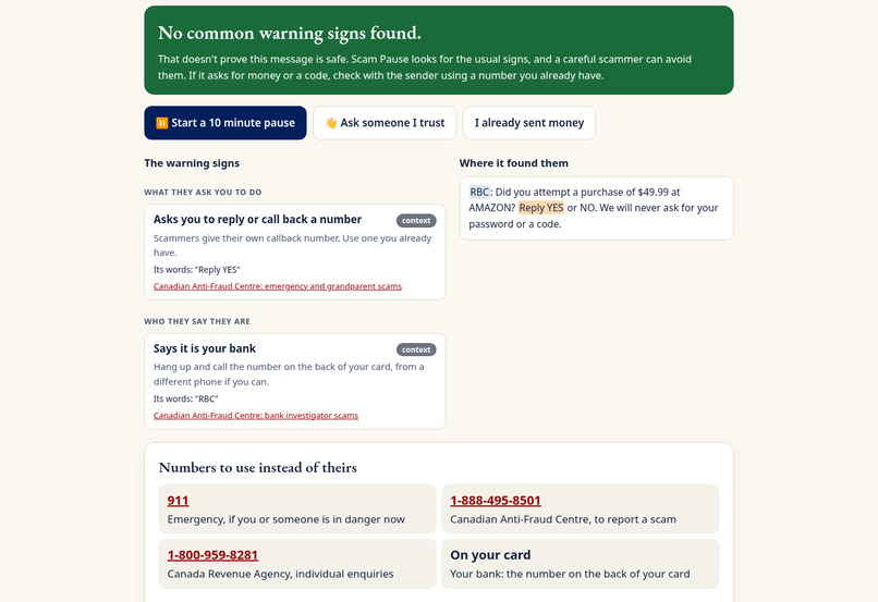 Scam Pause – screenshot 6
