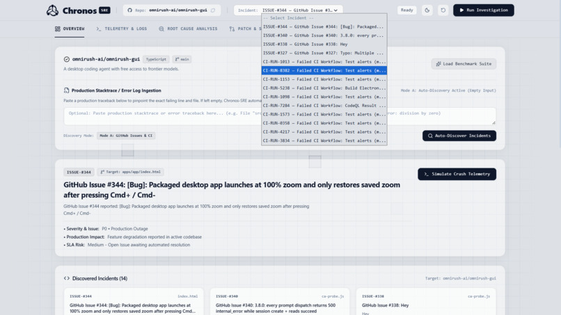Chronos-SRE – screenshot 3