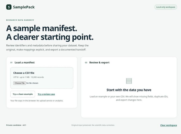 SamplePack – screenshot 1