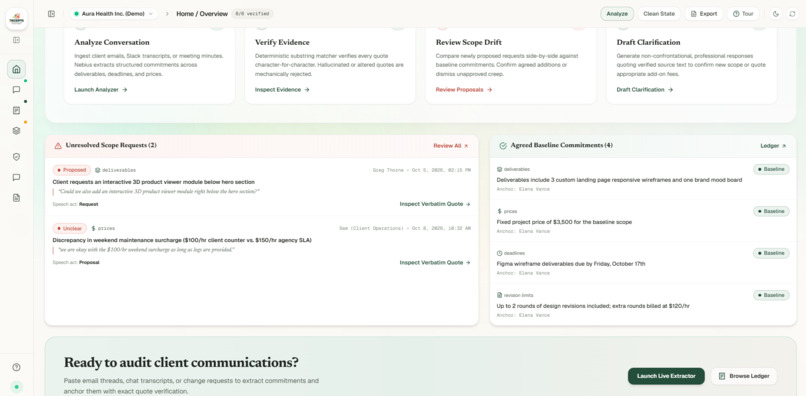 Receipts- Evidence Based Agreement Tracker – screenshot 5