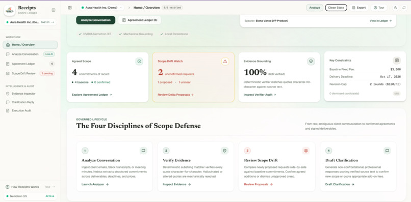 Receipts- Evidence Based Agreement Tracker – screenshot 7