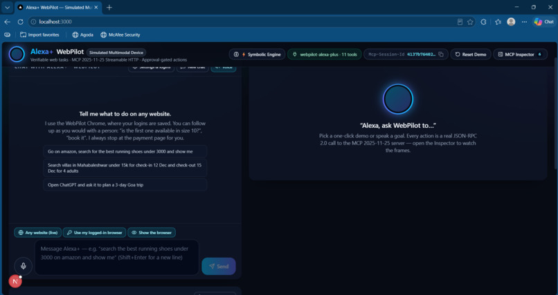 WebPilot – screenshot 2