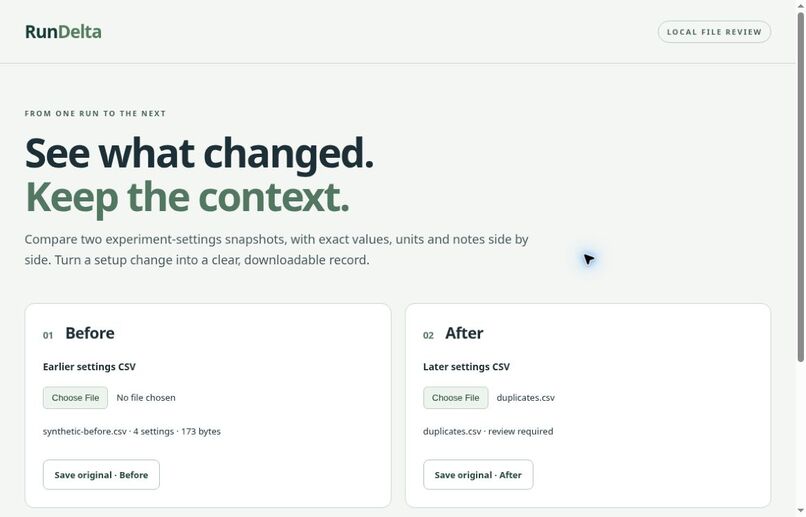 RunDelta – screenshot 3