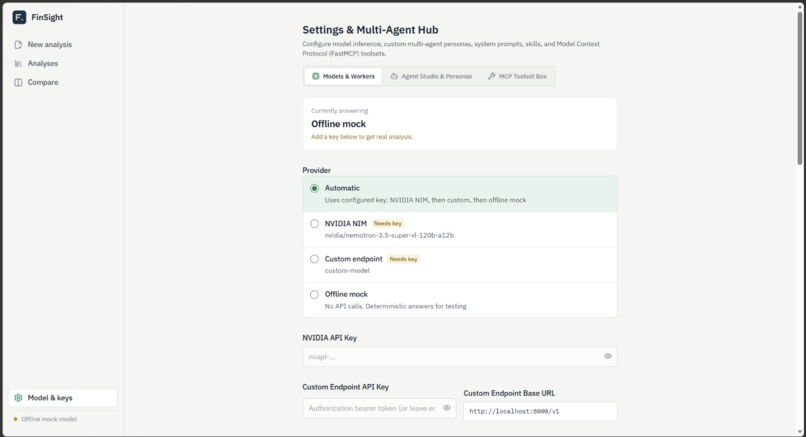 FinSight – screenshot 2