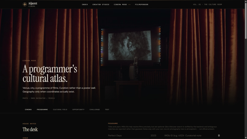 Adjacent Cinema – screenshot 7