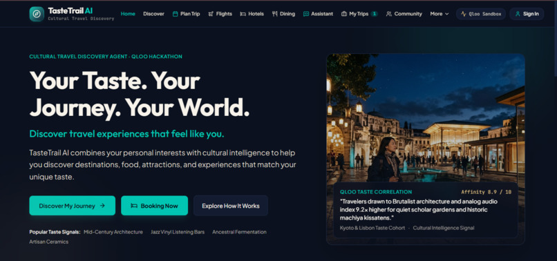 TasteTrail AI – screenshot 1