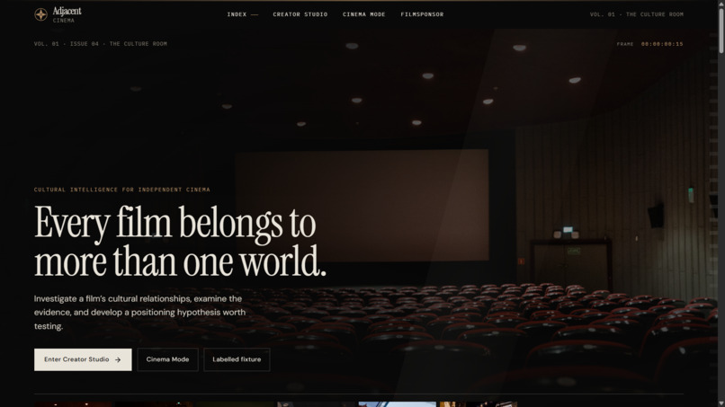 Adjacent Cinema – screenshot 1
