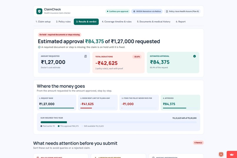 Claim Check – screenshot 2