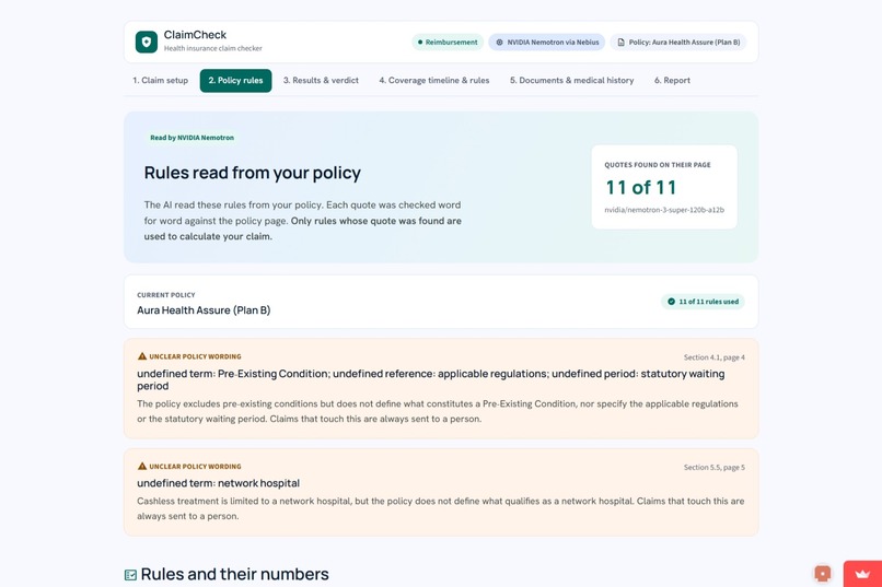 Claim Check – screenshot 4