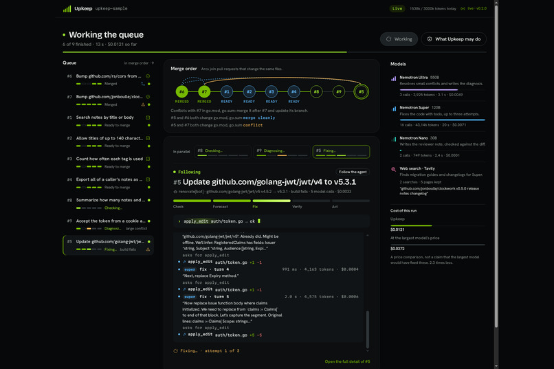 Upkeep – screenshot 2