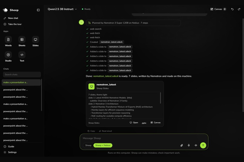 Sheep: Local AI Engine and Office Assistant – screenshot 7
