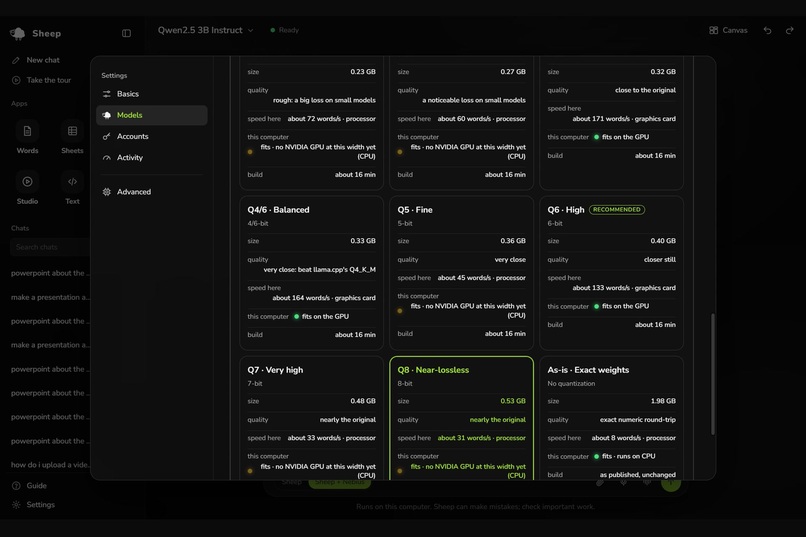 Sheep: Local AI Engine and Office Assistant – screenshot 10
