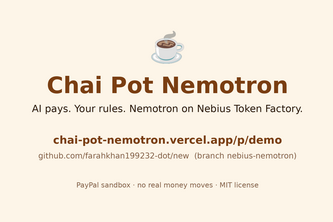 Chai Pot Nemotron