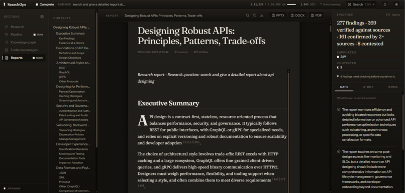SEARCHOps – screenshot 3