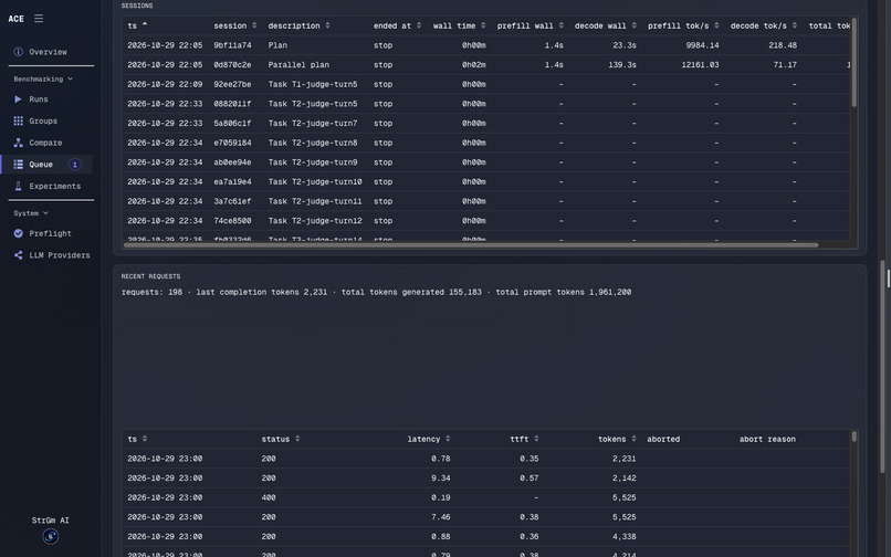 Agentic Coding Evaluation (ACE) – screenshot 8