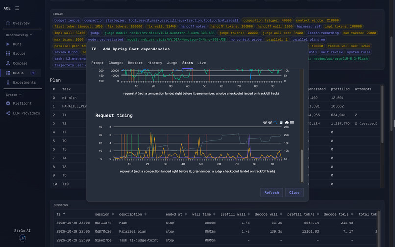 Agentic Coding Evaluation (ACE) – screenshot 9
