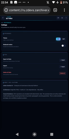 Aether Grid Hackathon Projects Collection – screenshot 1