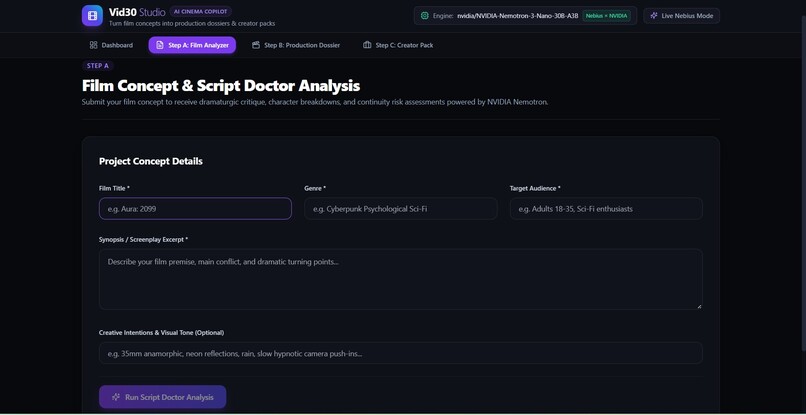 Vid30 Studio, Our AI Filmmaker Copilot. – screenshot 4