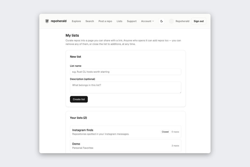 Repoherald – screenshot 4