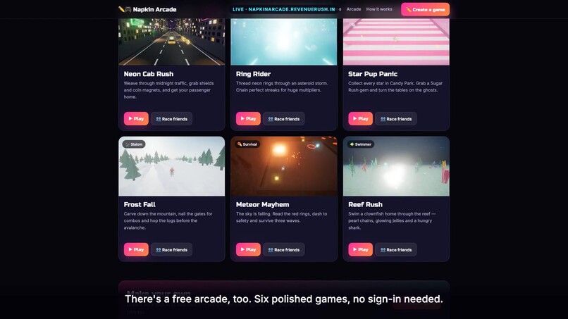 Napkin Arcade – screenshot 5