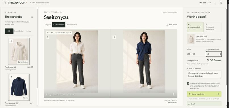 THREADROOM – screenshot 2
