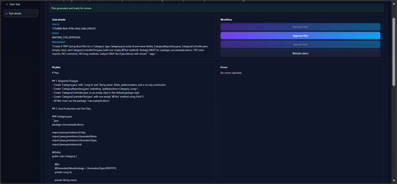 CodeFlow Agent — AI Coding Workflow Assistant – screenshot 4