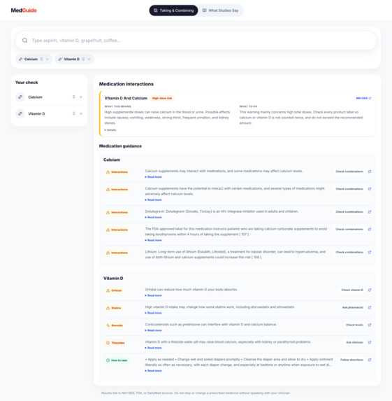 MedGuide — Medication & Research – screenshot 1