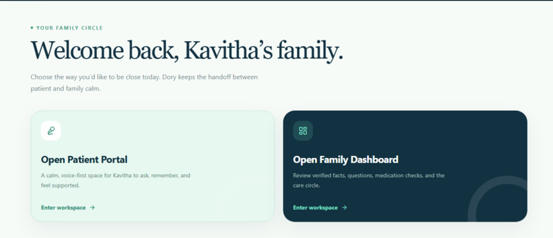 DORY: The AI memory assistant that cannot lie – screenshot 5