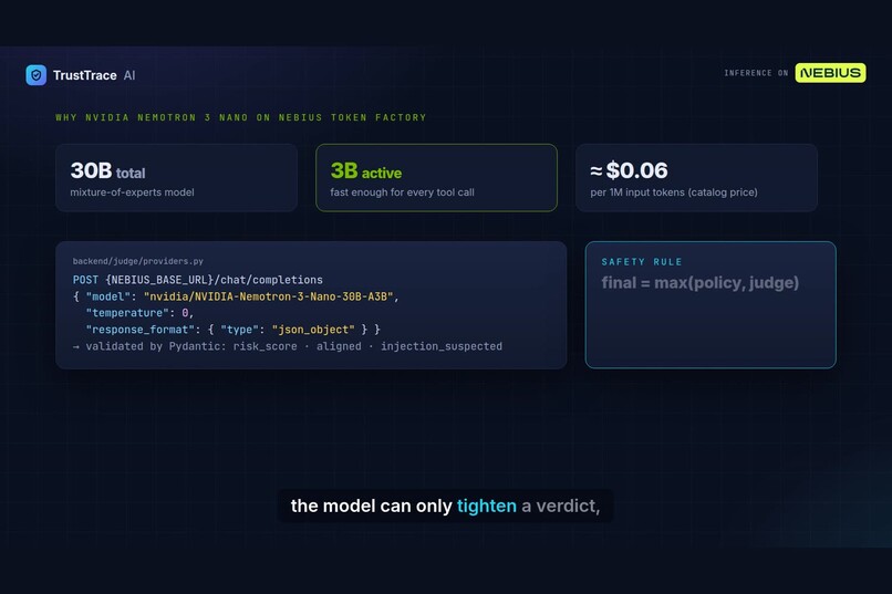 TrustTrace AI: The AI Agent Firewall & Auditor – screenshot 3