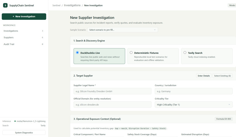 SupplyChain Sentinel – screenshot 4
