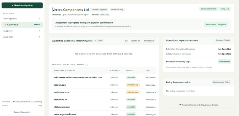 SupplyChain Sentinel – screenshot 5