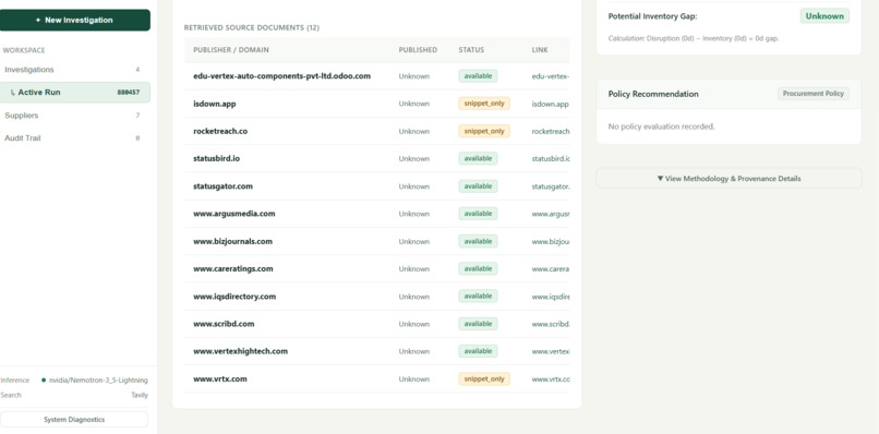 SupplyChain Sentinel – screenshot 6