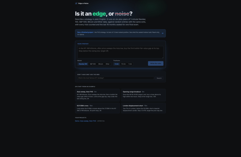 Edge or Noise  – screenshot 2