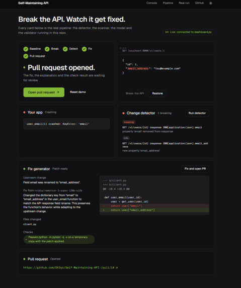 Self Maintaining API – screenshot 1